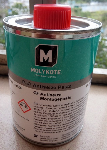 螺栓联接用高纯度固体润滑油膏MOLYKOTE P-37 ANTISEIZE PASTE