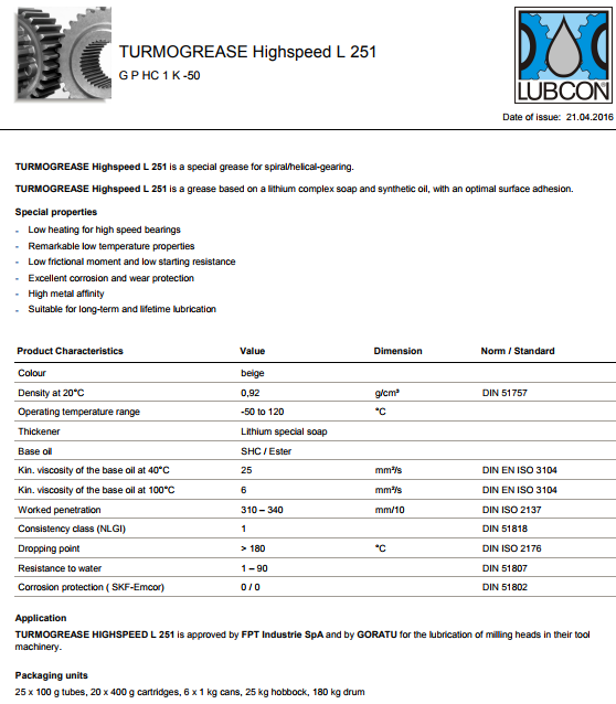 Highspeed L 251